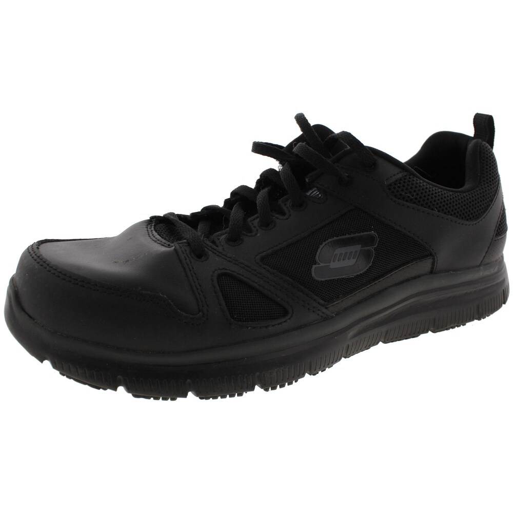 skechers extra wide mens work shoes
