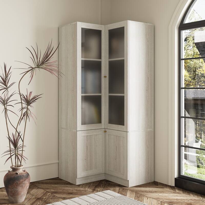 Elegant White Modular Bookcase: Stylish and Flexible Storage Solution for Your Home - 3(31.5"W)