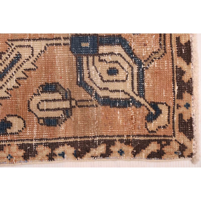 ECARPETGALLERY Hand-knotted Antalya Vintage Copper Wool Rug - 6'6 x 9'9