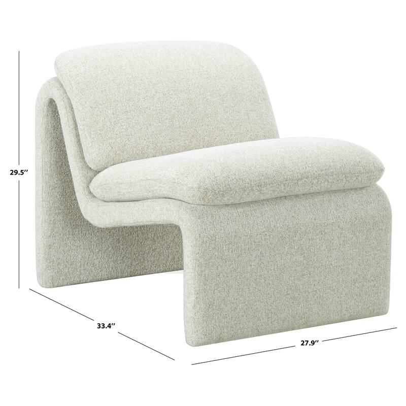 SAFAVIEH Couture Ainslie Accent Chair (Fully Assembled) - 26"W x 34"D x 29"H
