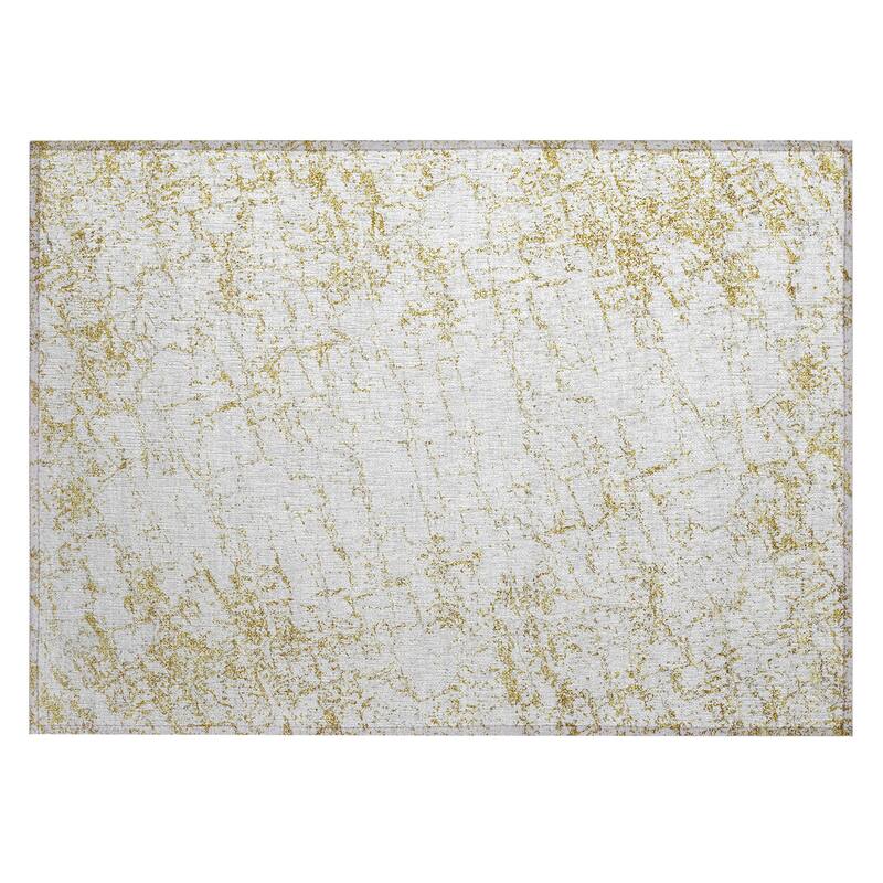 Machine Washable Indoor/ Outdoor Chantille Modern Texture Rug