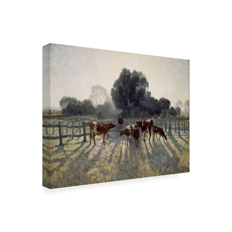 Elioth Gruner 'Spring Frost' Canvas Art