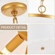 preview thumbnail 6 of 5, 3-light pendant light white chandelier light brass hallway light