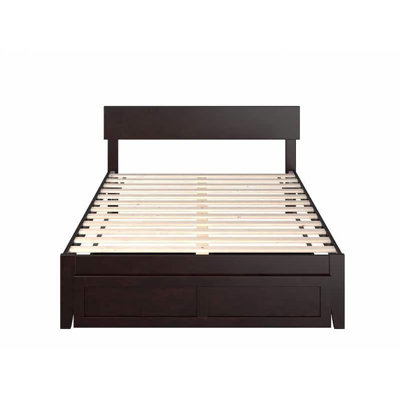 AFI Boston Platform Bed with Foot Drawer