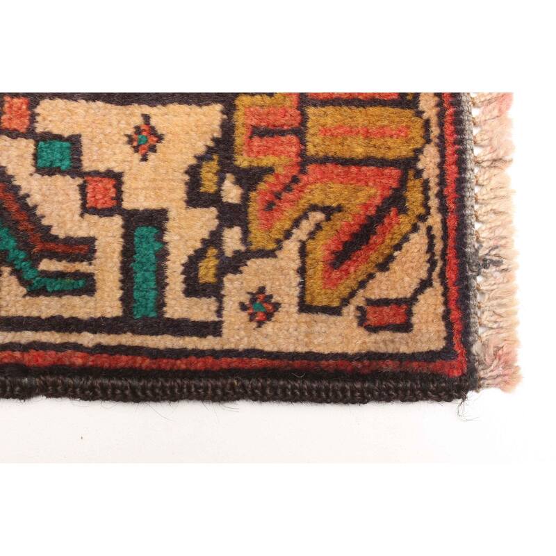 ECARPETGALLERY Hand-knotted Teimani Beige Wool Rug - 2'8 x 4'4