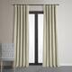 Exclusive Fabrics Signature Velvet Blackout Curtain (1 Panel) - 50 x 108 - Cool Beige