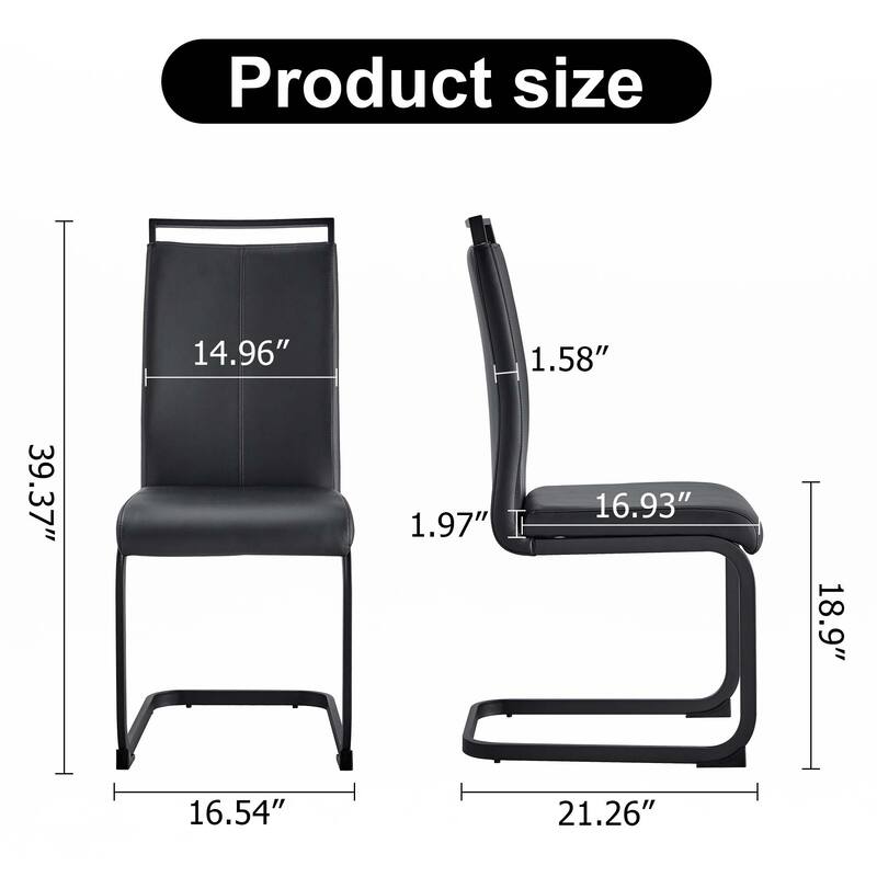 High Back Dining Chairs,Upholstered Side Chair(Set of 4)