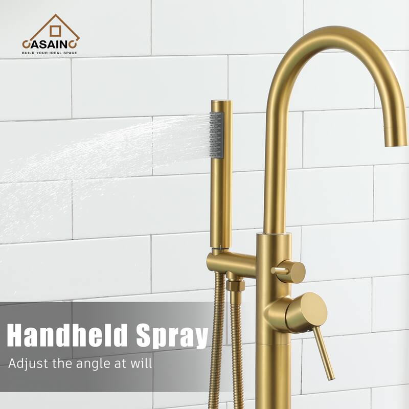 CASAINC 2-Function Free Standing Bathtub Faucet with CUPC Certification