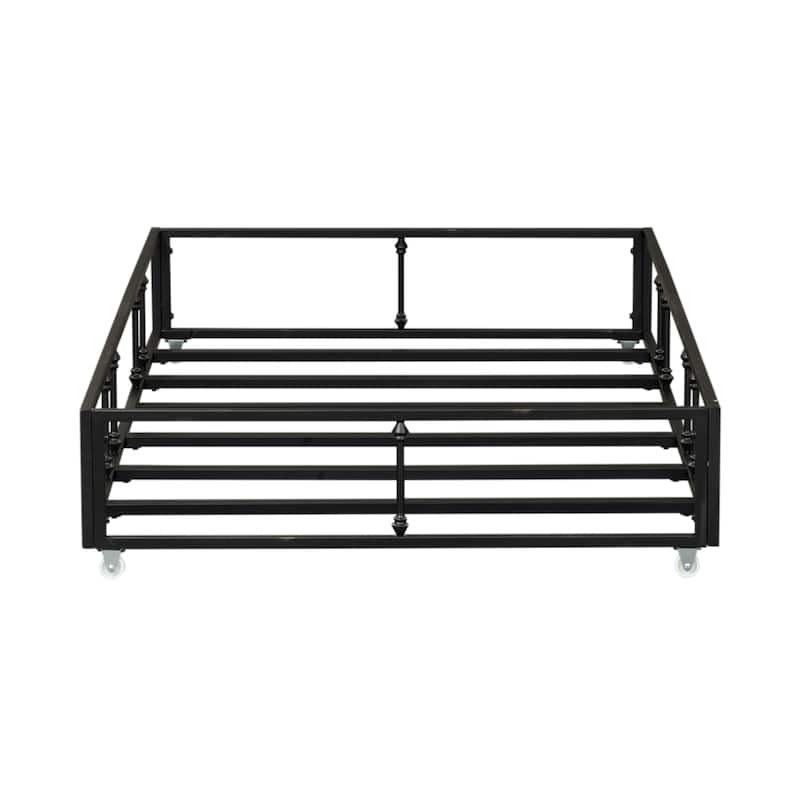 Vintage Series Distressed Metal Twin Metal Trundle