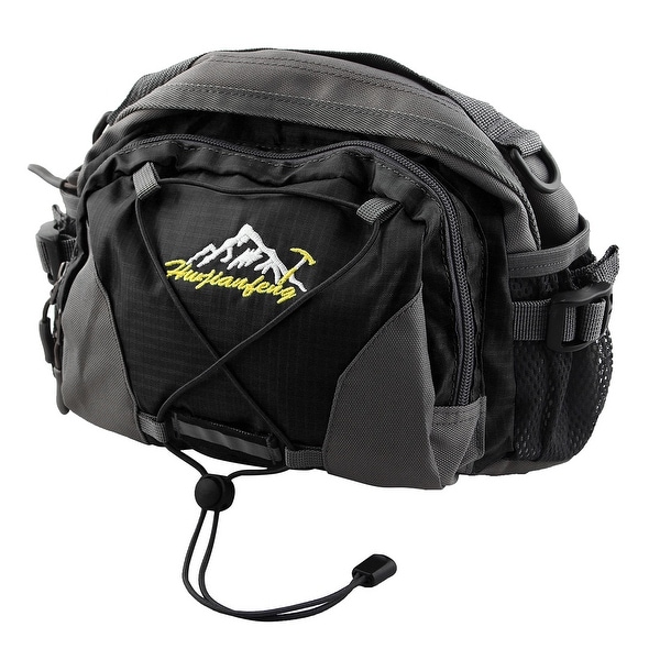 HWJIANFENG Authorized Single Shoulder Pack Adjustable Sports Waist Bag Black