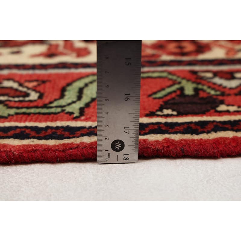 ECARPETGALLERY Hand-knotted Anadol Red Wool Rug - 3'3 x 4'11