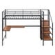 preview thumbnail 16 of 22, Multifunctional Design Twin Size Loft Bed with Built-in Desk