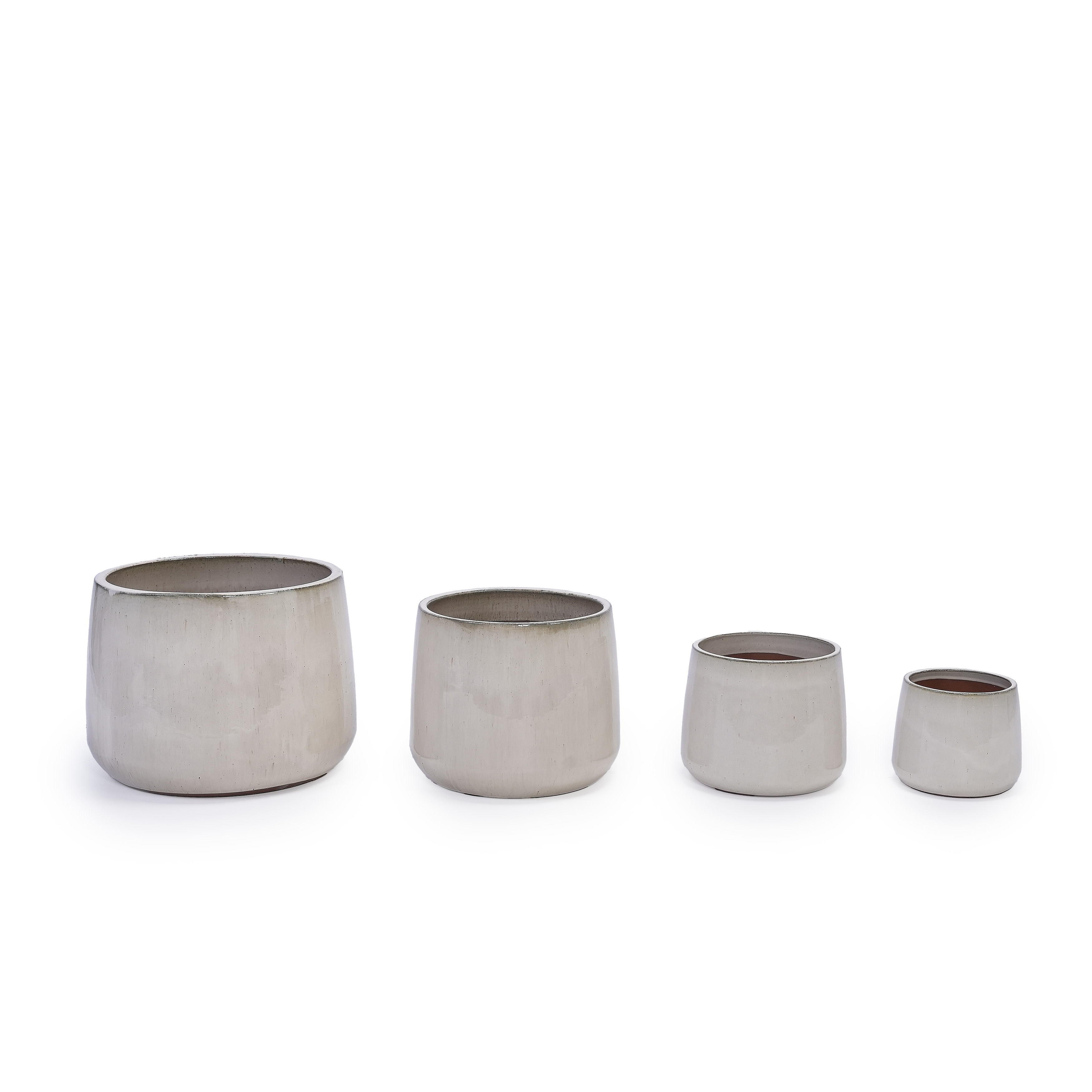 Handmade Ceramic Planter Set of 4 - Perfect for Succulents & Cacti