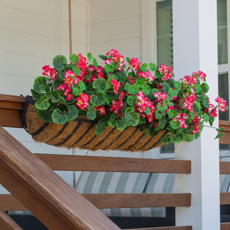 Faux Floral Window Box Filler