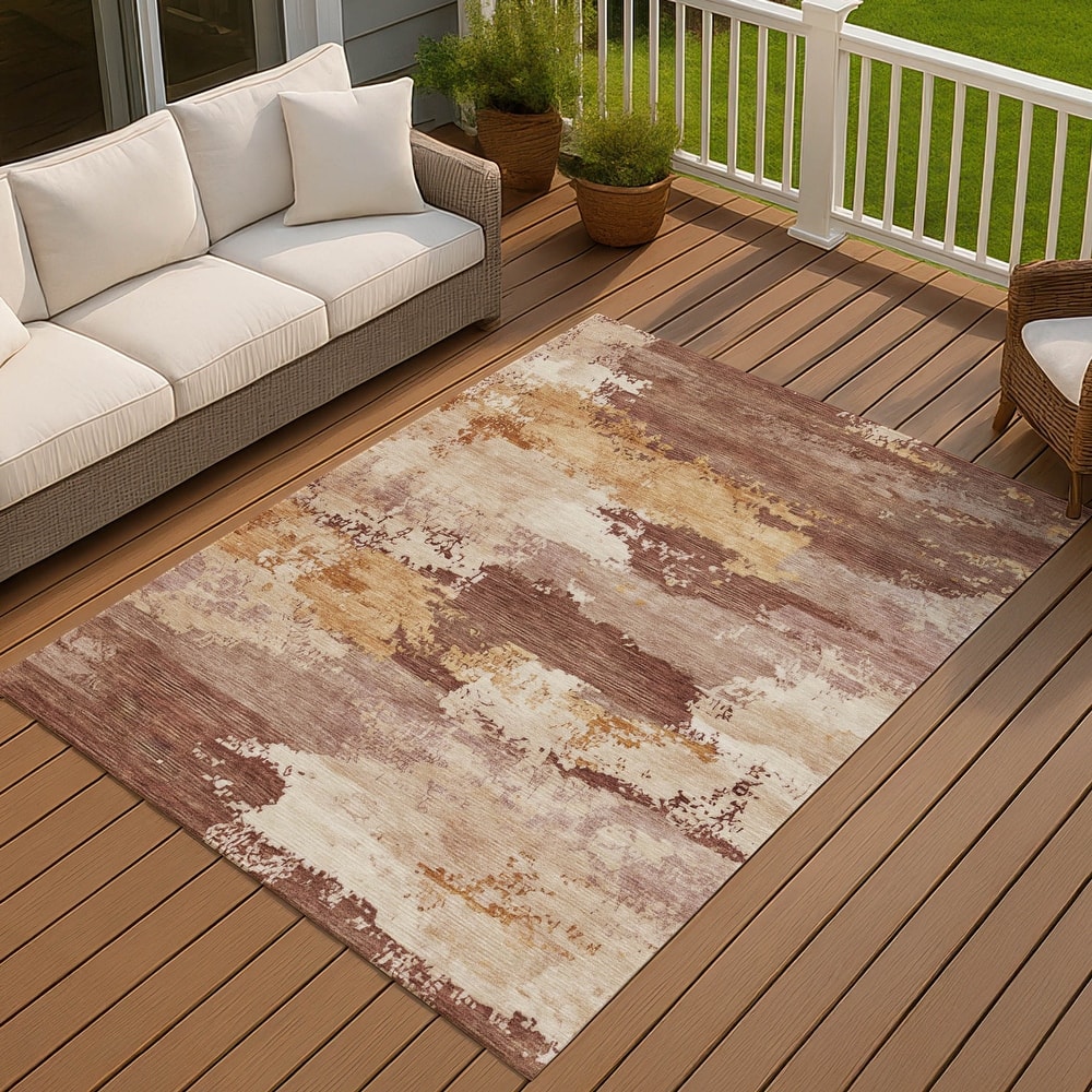 Machine Washable Indoor/ Outdoor Chantille Rug
