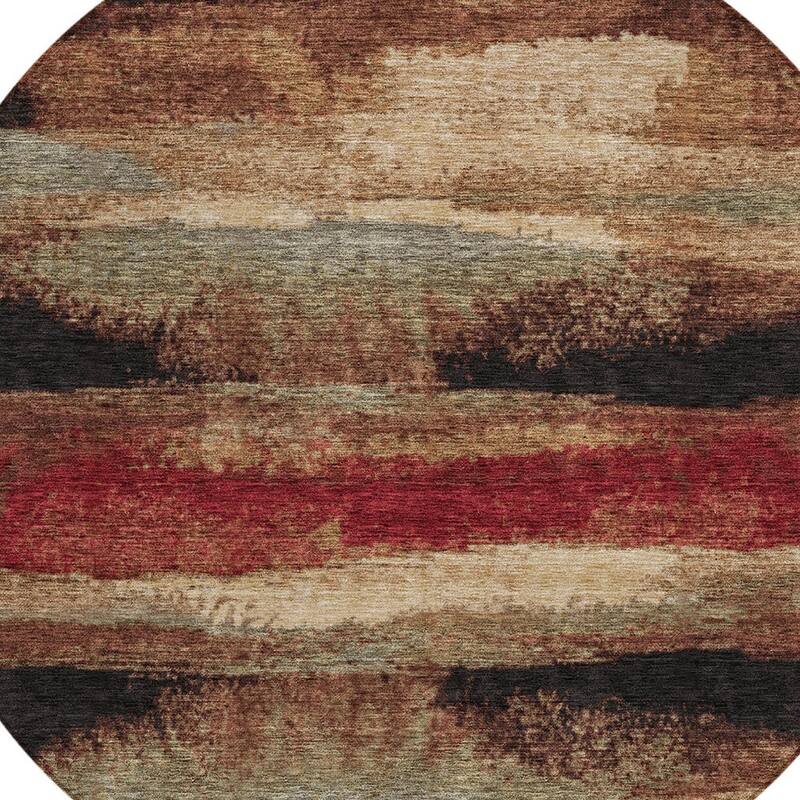 HomeRoots Abstract Transitional Rectangle Outdoor Rug