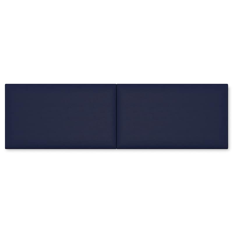 Jaxx Panelist Modern Padded Headboard in Premuim Vegan Leather - Set of 2 Wall Mounted Panels