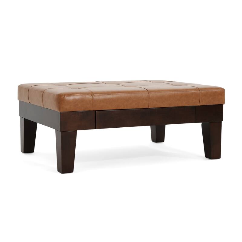 Ottoman Comfortable choice, multiple functions, classic design, and cozy corners WITH DRAWER