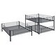 preview thumbnail 6 of 25, Industrial Charm Full-Full-Full Metal Triple Bed with Built-in Ladder