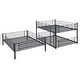 preview thumbnail 6 of 25, Industrial Charm Full Metal Triple Bed with Built-in Ladder