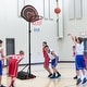 preview thumbnail 2 of 9, Costway 5.6-7.5FT Height Adjustable Basketball Hoop System Stand - See Details