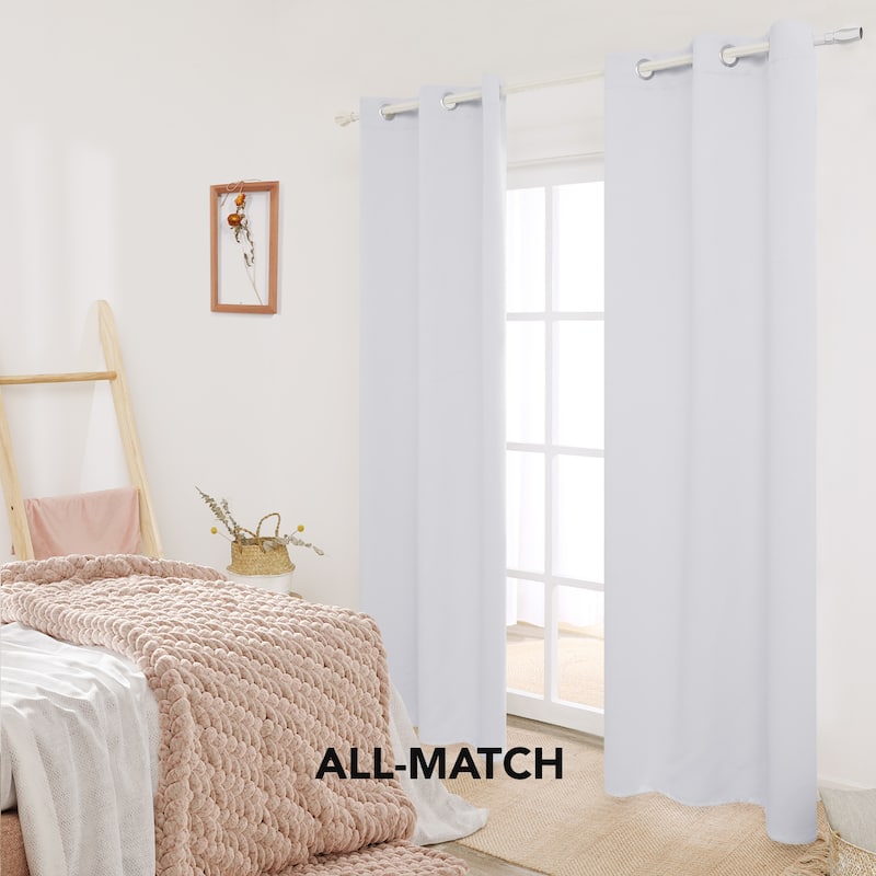 Deconovo 108 120 Length Grommet Curtain (1 Panel)