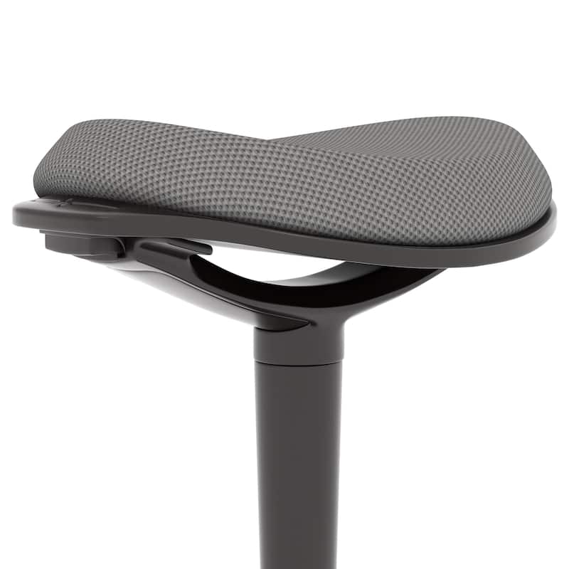 HOMCOM Standing Desk Chair, Ergonomic Backless Wobble Stool, Height Adjustable Tall Office Chair 22.2-28.1 Inches