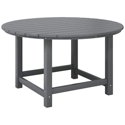 Polytrends Laguna Kids Outdoor 38" Round Poly Dining Table for Children