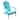 Northbeam Outdoor Portable Foldable Wooden Adirondack Deck Lounge Chair, Teal - 1