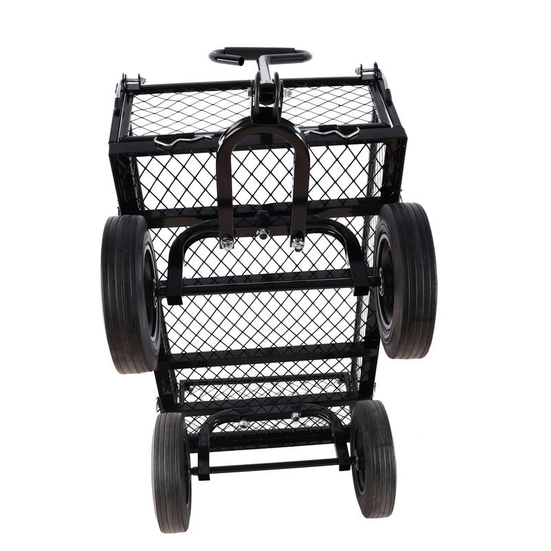 Solid wheels Tools cart Wagon Cart