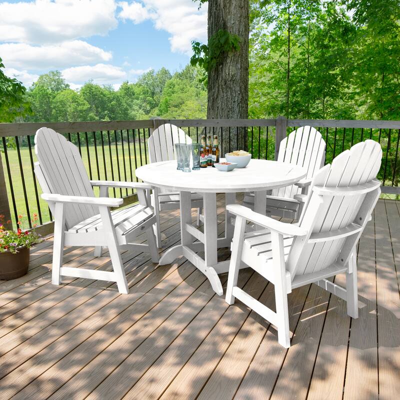 Hamilton 5-piece Outdoor Dining Set - 48" Round Table, Dining-height