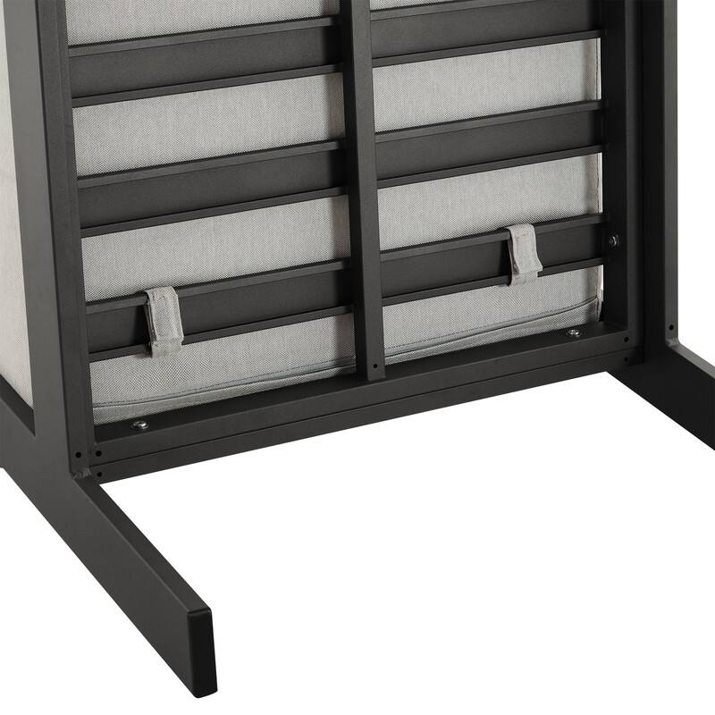 Spruce & Spring Outdoor Patio Furniture Set Aluminum Sofa Accent Chair