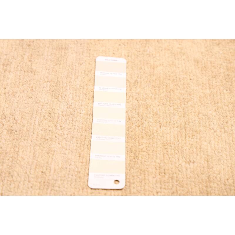 ECARPETGALLERY Hand-knotted Aubusson Cream Wool Rug - 6'0 x 9'0