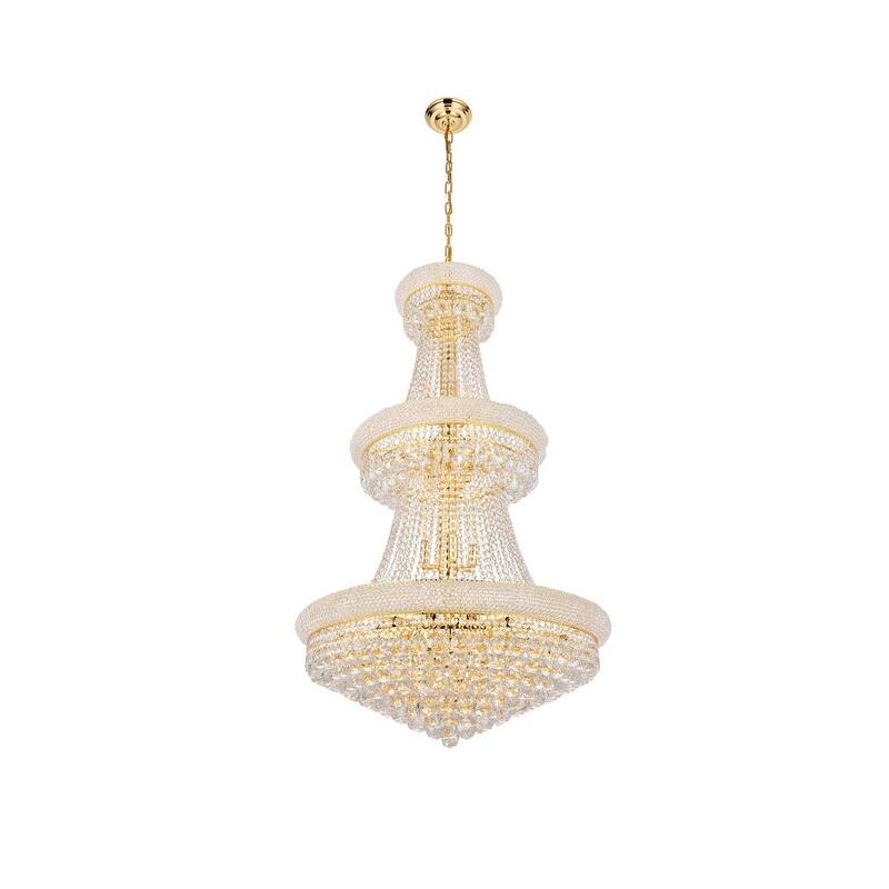 Fleur Illumination 32 light Gold Chandelier