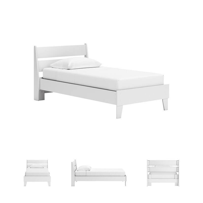 Signature Design by Ashley Socalle White Panel Platform Bed