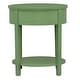 preview thumbnail 54 of 55, Fillmore 1-Drawer Oval Wood Shelf Accent End Table by iNSPIRE Q Modern