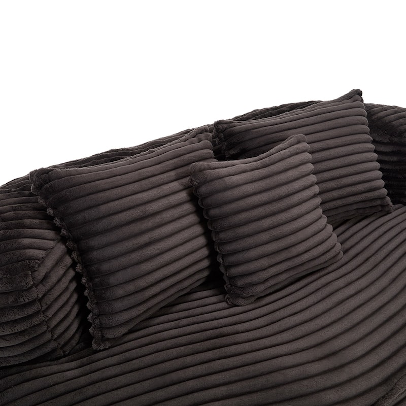 Comfort Lounger High Back Bean Bag Chair