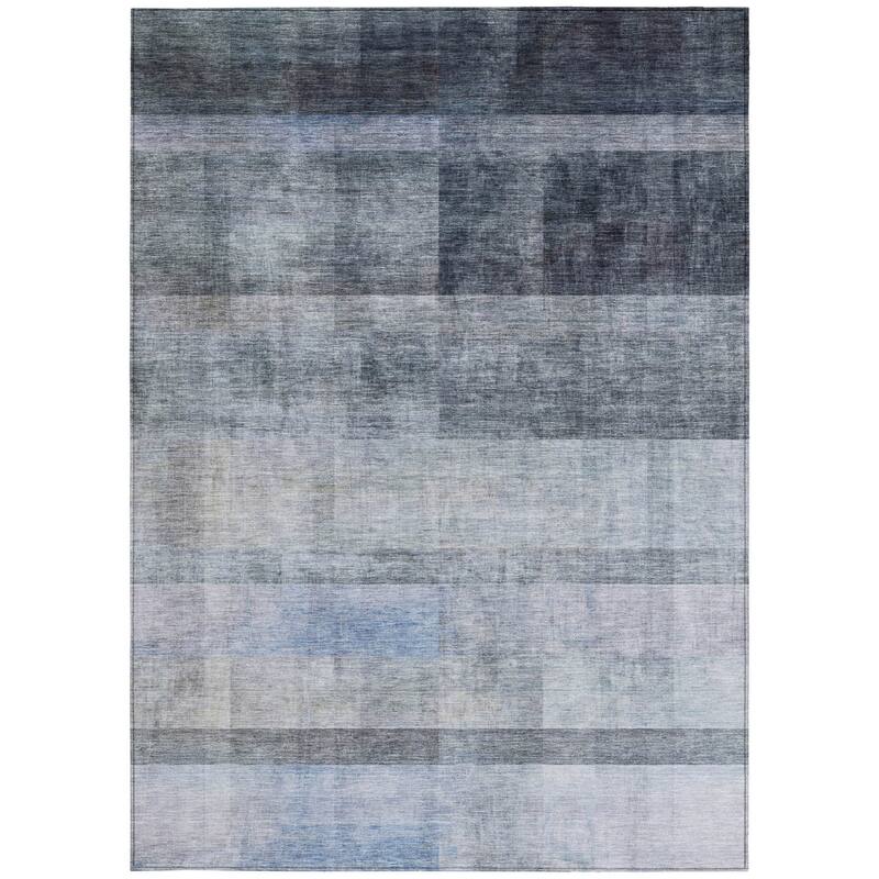 Alrito Ombre Weather Resistant Blended Style Outdoor Rug