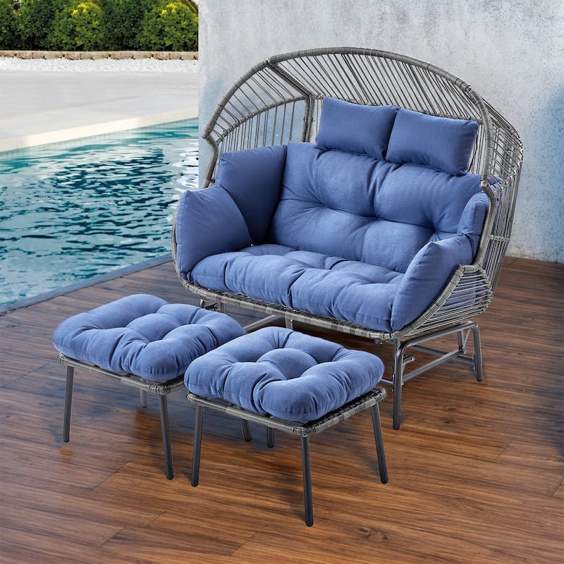 Pocassy Outdoor Egg Chair Garden Funiture