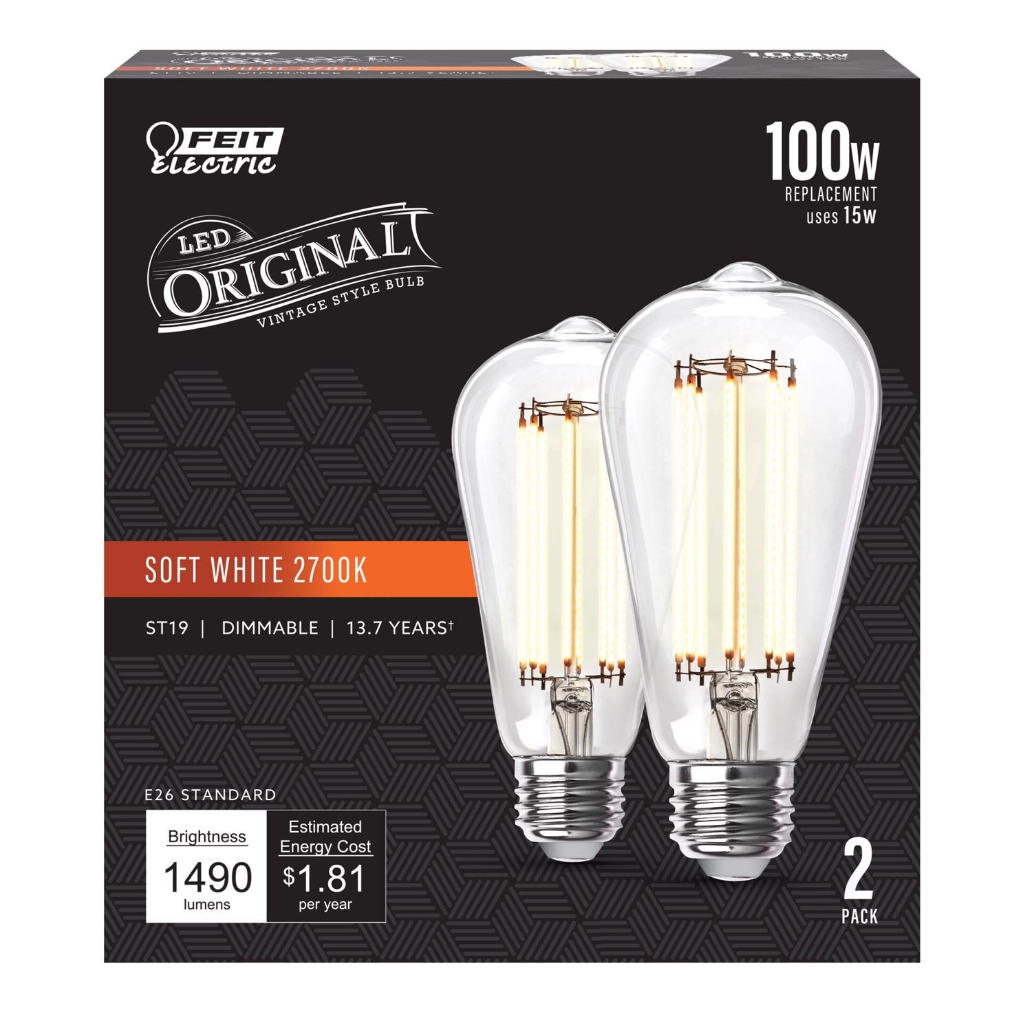 Vintage light bulbs 100 watt 2025