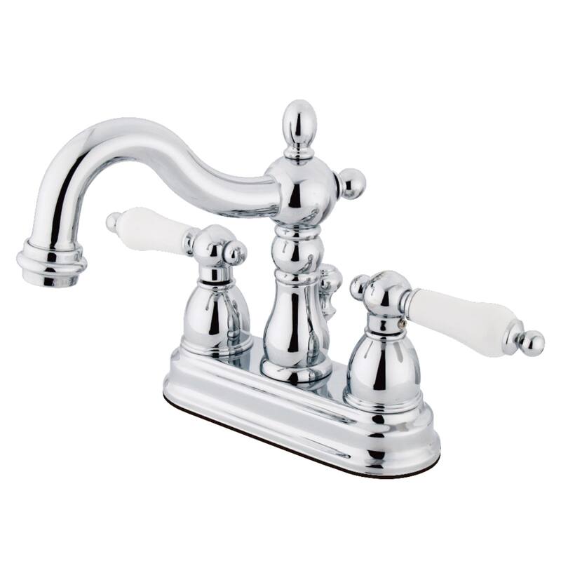 Heritage 4 in. Centerset Bathroom Faucet - Polished Chrome