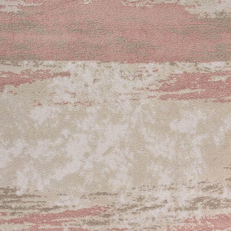 Sevita Ivory/Blush Abstract Area Rug