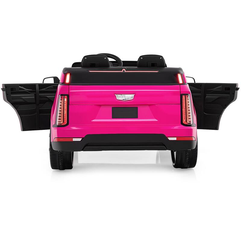 24V 2-Seater Ride On Car with Remote Control Music Lights USB and Dual 65W Motors for Kids - 31.5" (L) x 45" (W) x 21.5" (H)