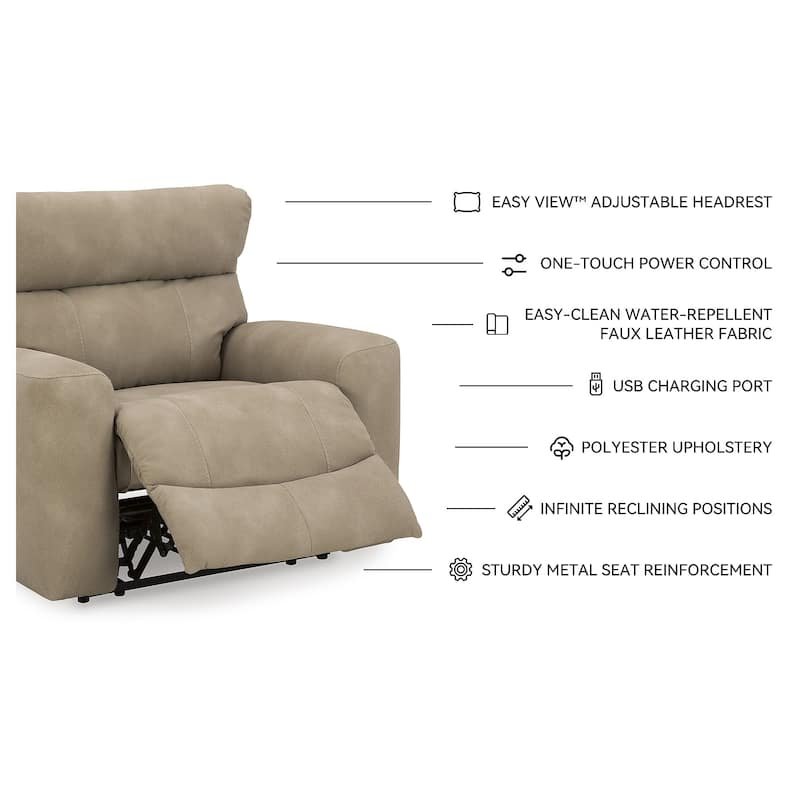 Signature Design by Ashley Next-Gen DuraPella Beige Power Recliner