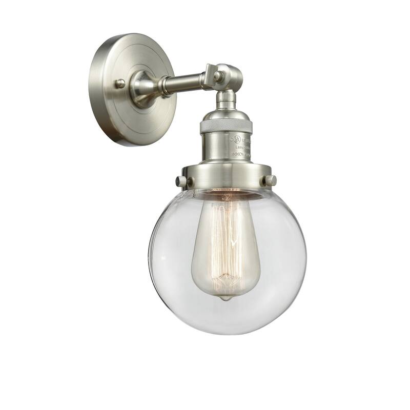 Innovations Lighting Beacon Single Light 12" Tall Bathroom Sconce with