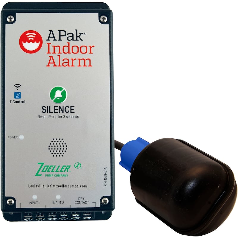 Zoeller APak Z Control Enabled Indoor Alarm System with Mechanical