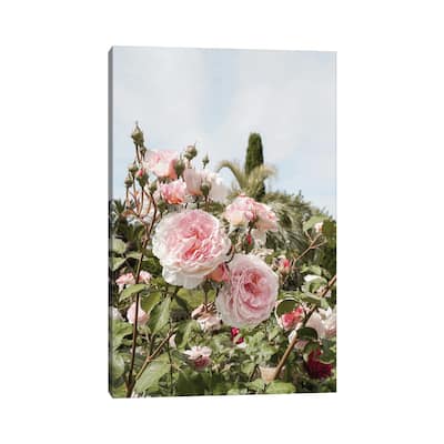 iCanvas "Pink Roses Garden" by Henrike Schenk Canvas Print