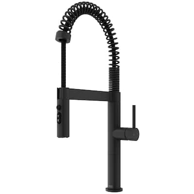 VIGO Edison Pro 20" H Single Handle Pull-Down Sprayer Kitchen Faucet