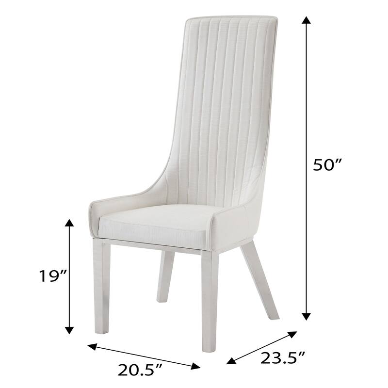 Aveline High Tufted Back Side Chairs (Set of 2)