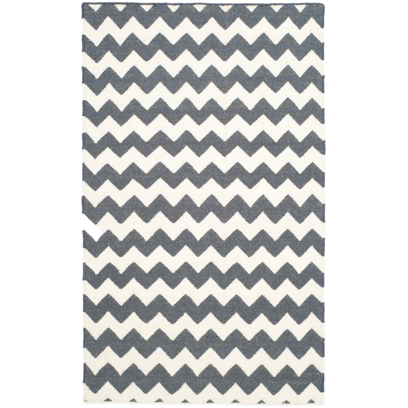 SAFAVIEH Handmade Flatweave Dhurries Kasturi Modern Wool Rug